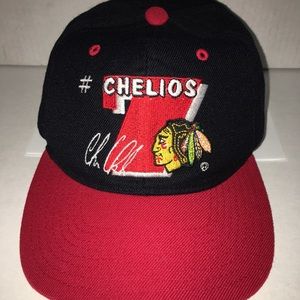 Chris Chelios Chicago Blackhawks #7 AJD hat cap